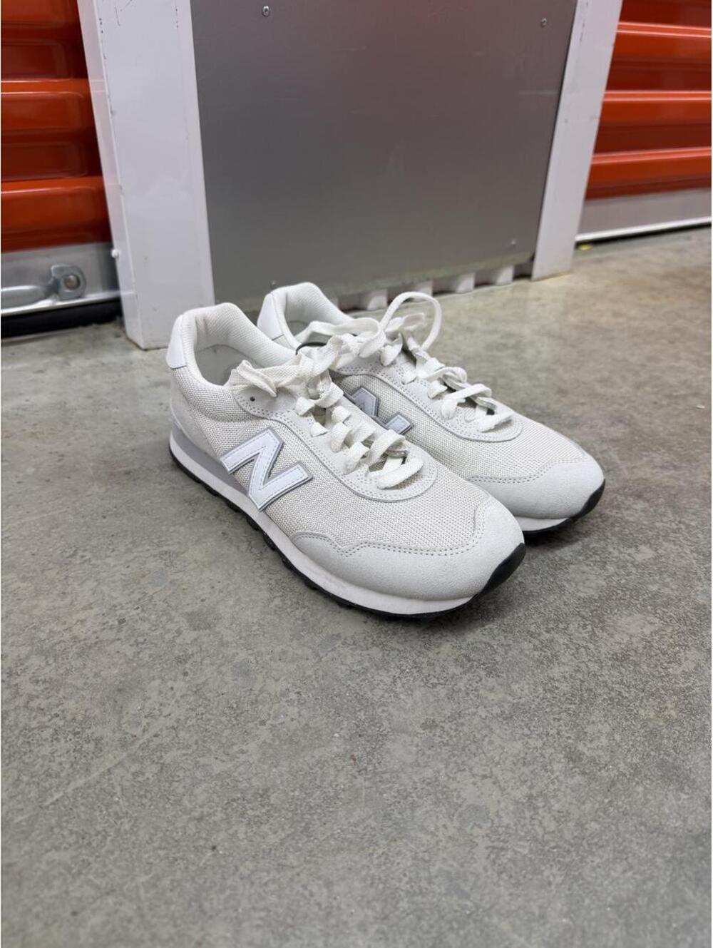 new balance 515 triple white running gym shoes size 11 WOMENS / 9.5 MENS